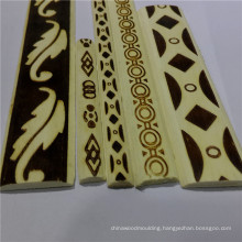 india embossed engineered /solid wood moulding